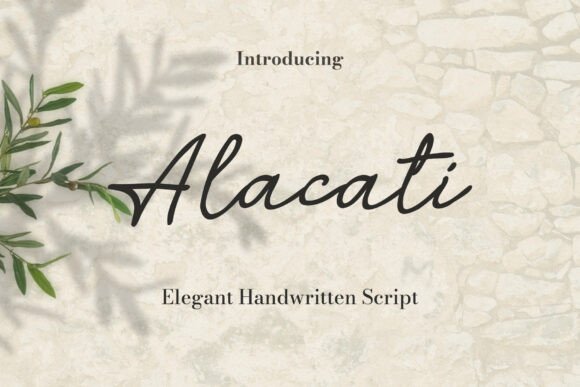 Alacati: A Typeface for Mediterranean Nights and Quiet Luxury