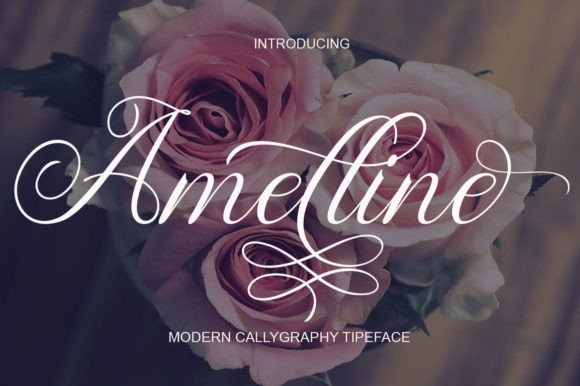 Amelline: A Modern Calligraphy Font for Authentic Design
