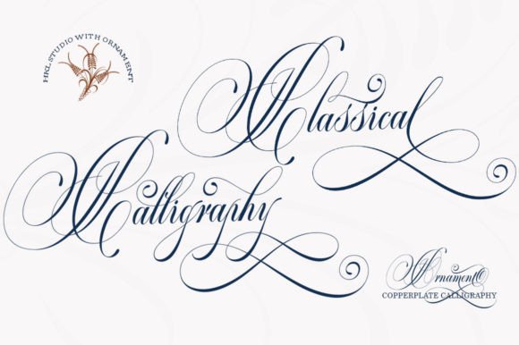 Classical Calligraphy: A Guide to This Vintage Script Font