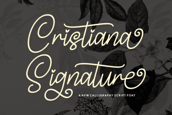 Cristiana Signature: Blending Charm with Elegant Typography