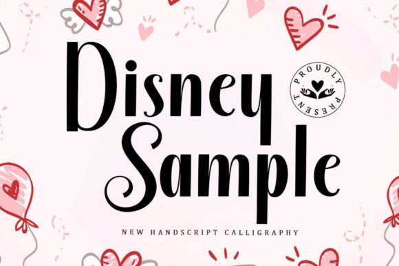Disney Sample: A Script Font That Brings Elegance to Your Projects