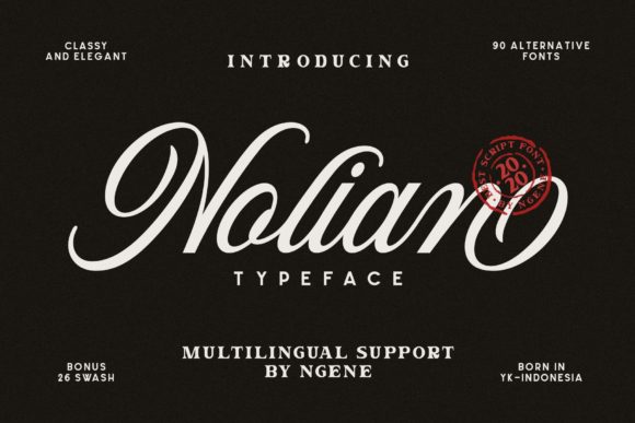 Exploring the Nolian Script Font for Modern Design