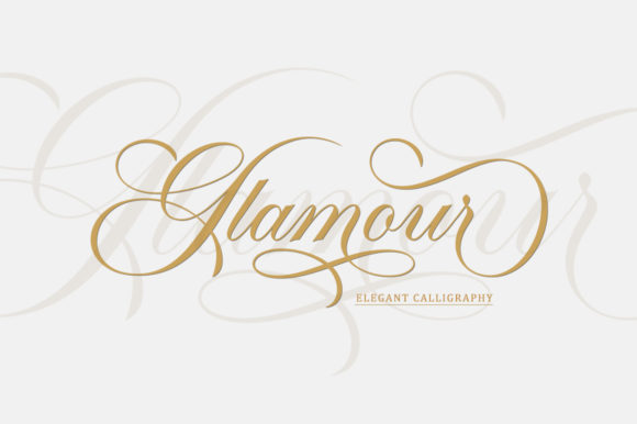Glamour: The Script Font That Brings Luxury to Life