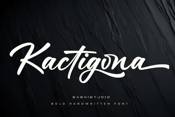 Kactigona: Injecting Bold Handwritten Energy