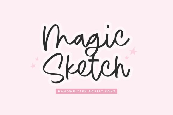 Magic Sketch Font: Handwritten Script for Authentic Design