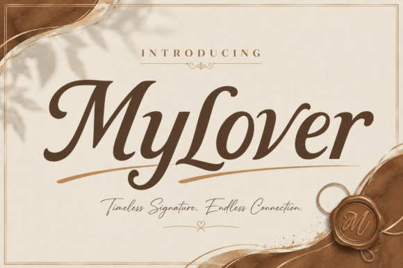 Mylover: A Display Script for Distinctive Brand Identity