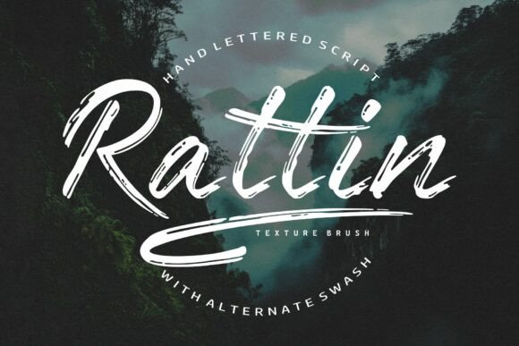 Rattin: Capture Aggressive Energy with Textured Script