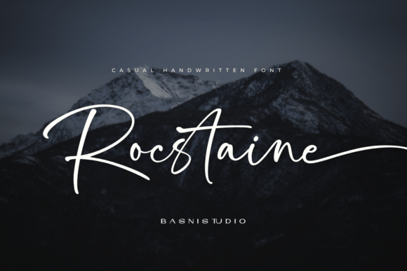 Rocstaine Handwritten: A Font That Captures the Wild