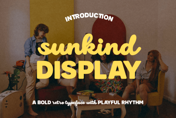 Sunkind Display: The Retro Font with a Modern Soul