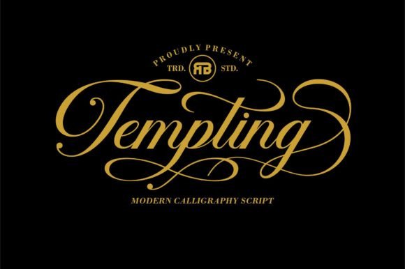 Unleash Creativity with the Tempting Script Font