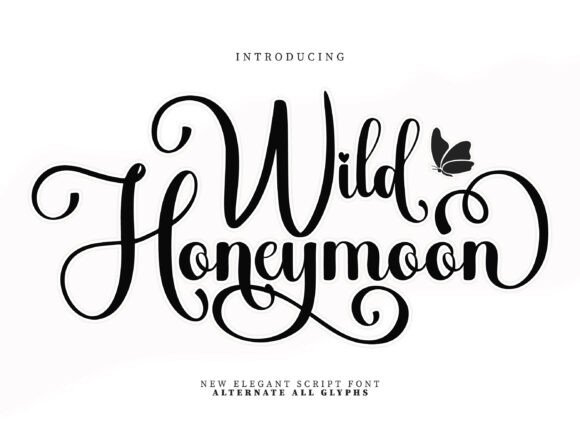 Wild Honeymoon: A Script Font for Timeless Romance