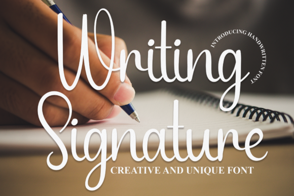 Writing Signature: A Script Font That Feels Personal