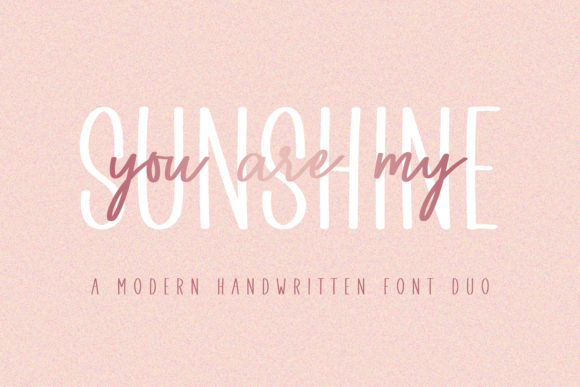 You Are My Sunshine: A Font That Brings Designs to Life